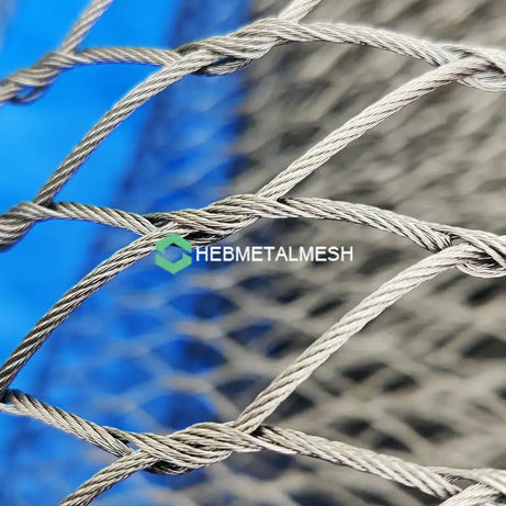 Animal Barrier Fence 3" x 3" Mesh 10' x 60' Rolls SS304 Animal Fencing Zoo Mesh Animal Enclosure Mesh Factory Sell