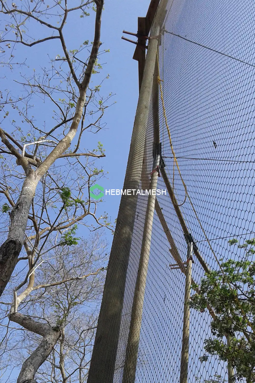 1" Bird Netting SS304 Bird Net Aviay Netting 6' x 60' Rolls for Small Bird Aviary Bird Exhibits Handwoven Mesh Factory Sell