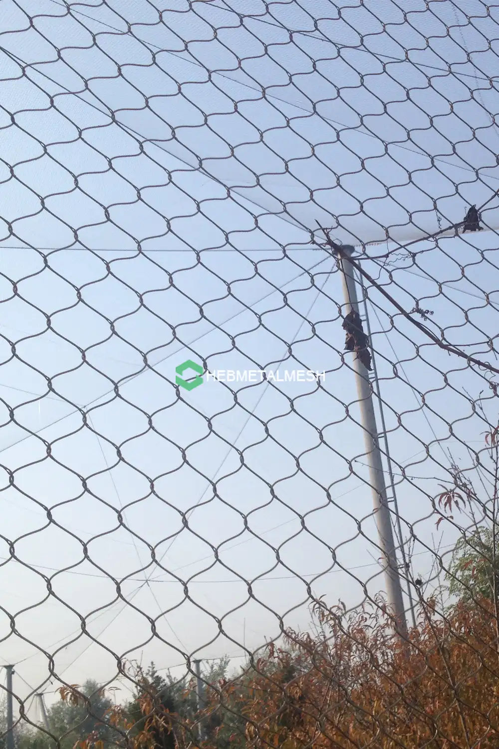 1" Bird Netting SS304 Bird Net Aviay Netting 6' x 60' Rolls for Small Bird Aviary Bird Exhibits Handwoven Mesh Factory Sell