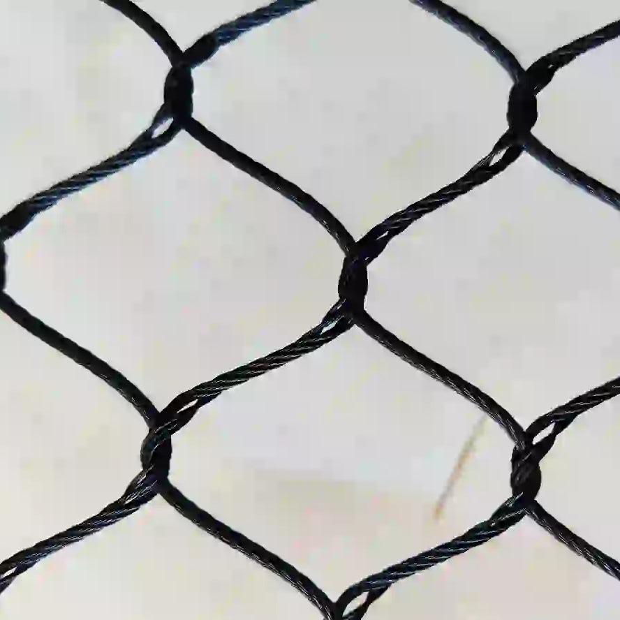 Black Oxide Aviary Mesh 8' x 60' Rolls 1" x 1" x 1/16" Wire Mesh for Aviary and Bird Enclosures