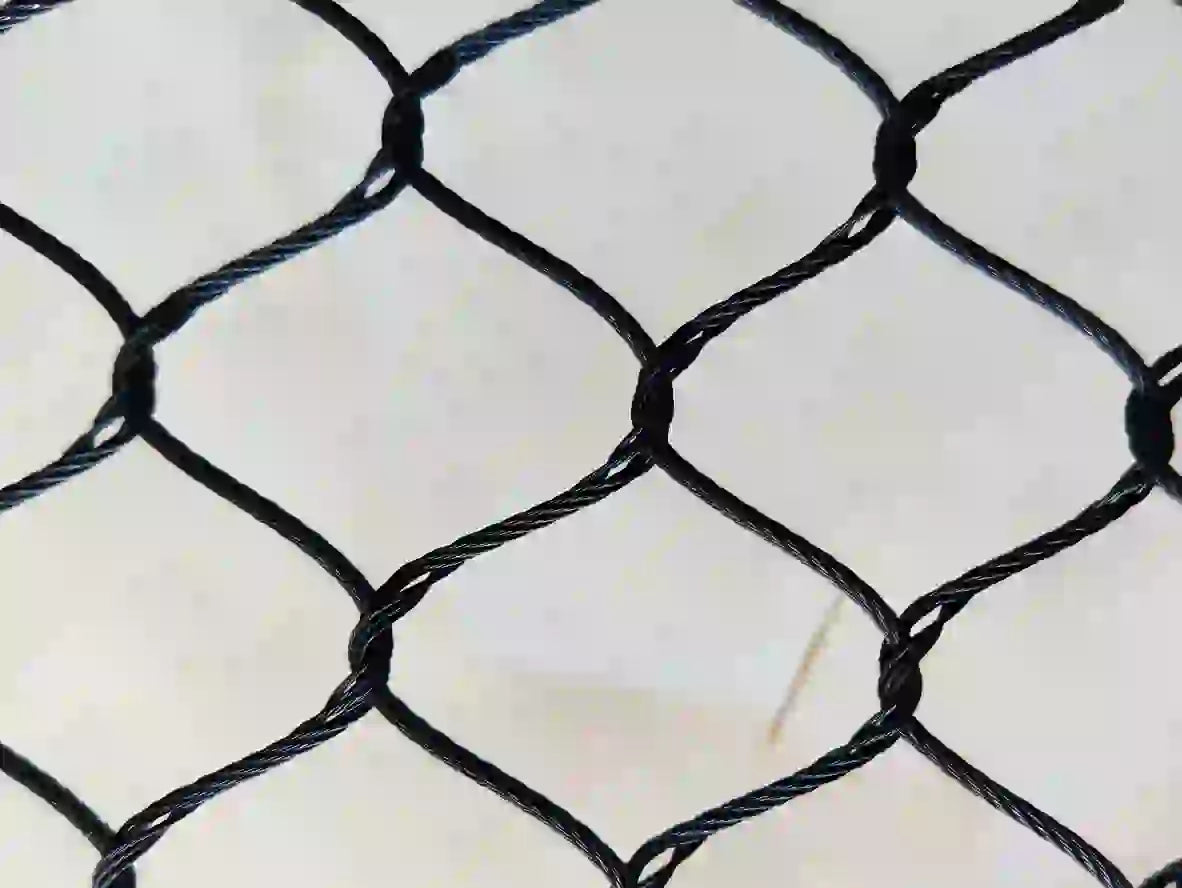 Black Oxide Aviary Mesh 8' x 60' Rolls 1" x 1" x 1/16" Wire Mesh for Aviary and Bird Enclosures