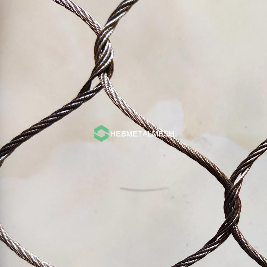 Animal fencing 2" x 2" x 5/64" Stainless Steel 304 roll size 8' x 60' customized available suitable zoo aniaml enclosure and aviaries