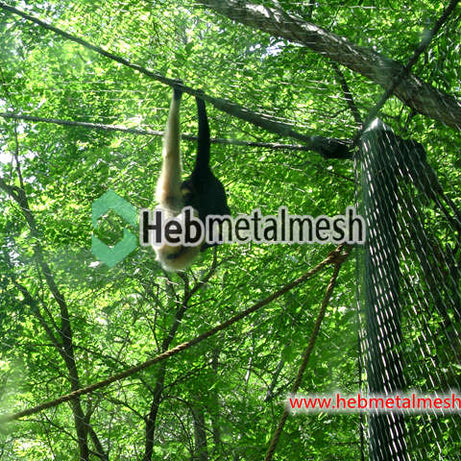 Animal enclosure mesh 3" x 3" x 3/32" offers fencing for deer exhibits monkey exhibits large enclosures sample