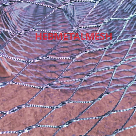 Stainless steel zoo mesh wire 2" x 2" x 5/64" spot roll 10' x 33' fast delivery for monkey exhibit enclosure, bird netting fence, animal fencing